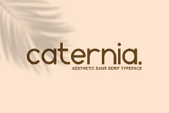 Caternia font