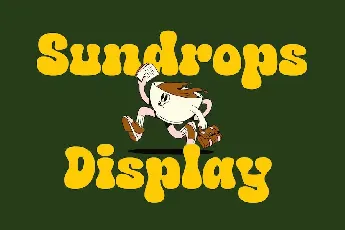 Sundrops Display font