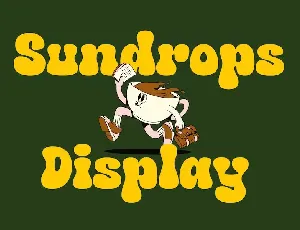 Sundrops Display font