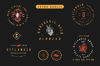 Offlander Family font