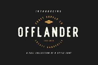 Offlander Family font