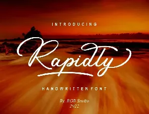 Rapidly font