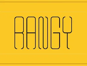 Rangy font