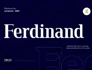 Ferdinand font