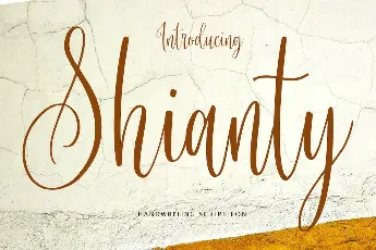 Shianty font