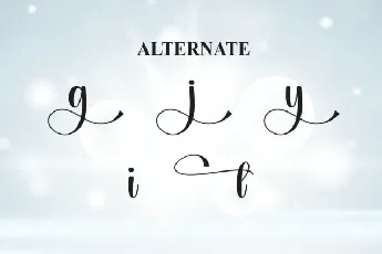 Bright Calligraphy font