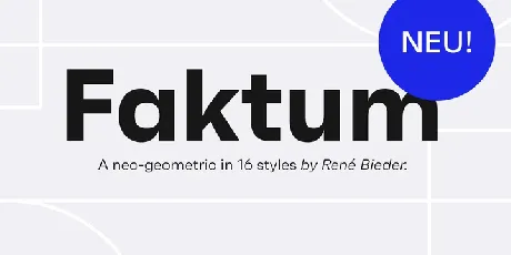 Faktum Family font