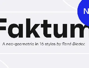 Faktum Family font