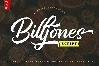 Billjones font