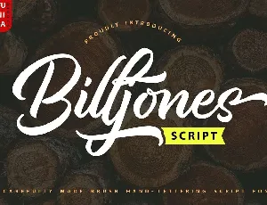 Billjones font