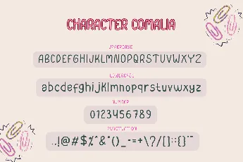 COMALIA font