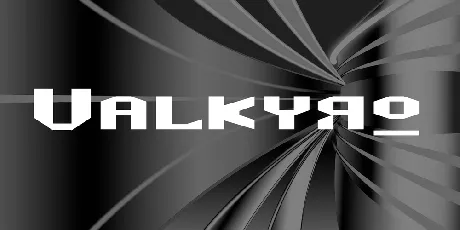 Valkyro font