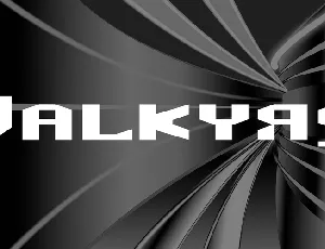 Valkyro font