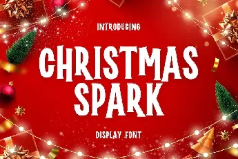 Christmas Spark font