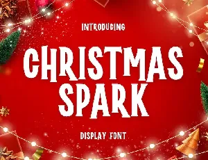 Christmas Spark font