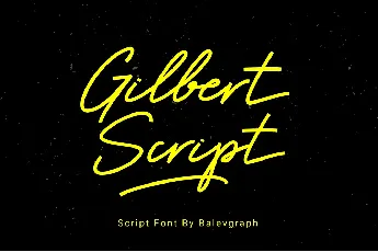 Gilbert Script font