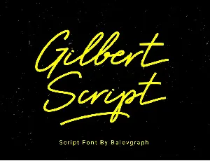 Gilbert Script font