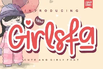 Girlsfa – Cute and Girly font