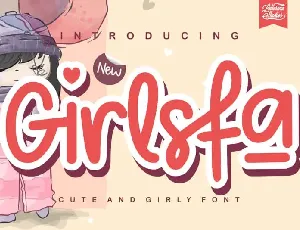 Girlsfa – Cute and Girly font