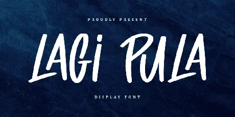 Lagi Pula - Personal Use font