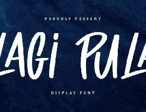 Lagi Pula - Personal Use font