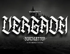 Vergaoh font