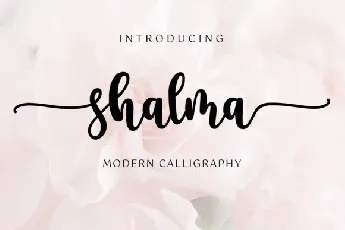 Shalma Modern Calligraphy font