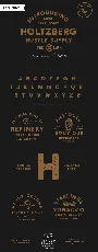 Holtzberg Typeface font