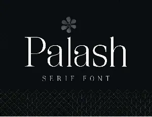 Palash font