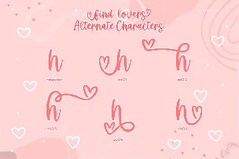 Find Lovers font