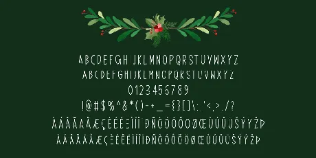 Christmas Glee font