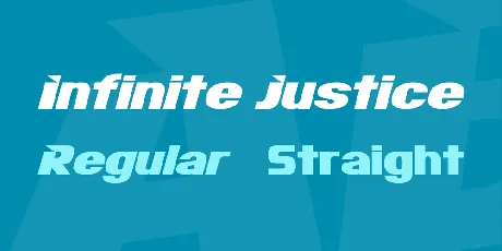 Infinite Justice font