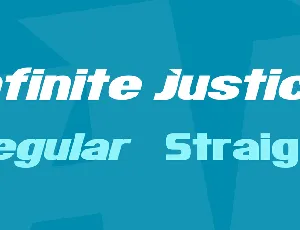 Infinite Justice font