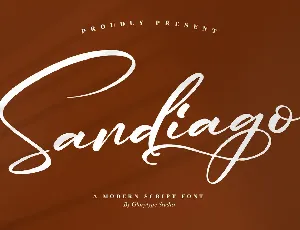 Sandiago font