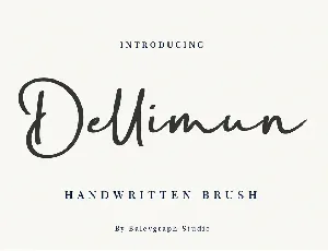 Dellimun font