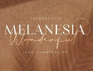 Wonderful Melanesia font