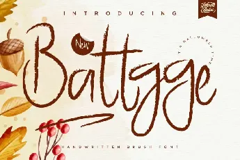 Battgge Brush font