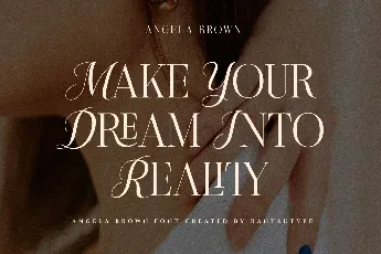 Angela Brown font