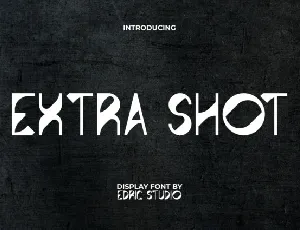 Extra Shot font