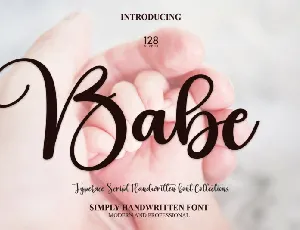Babe Script font