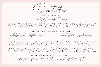 Donatella Handwritten font