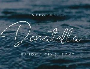 Donatella Handwritten font