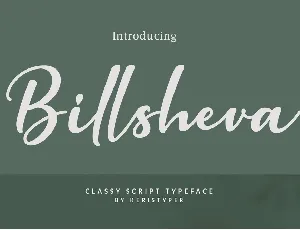 Billsheva font