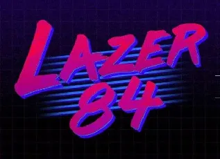 Lazer 84 font