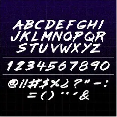 Lazer 84 font