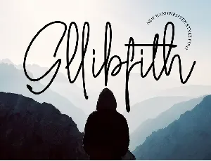 Gllibfith font