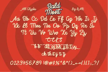 Baldmontfree font