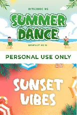 Summer Dance font