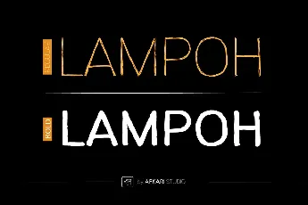 LAMPOH font