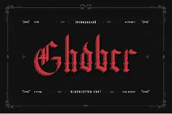 Ghober font